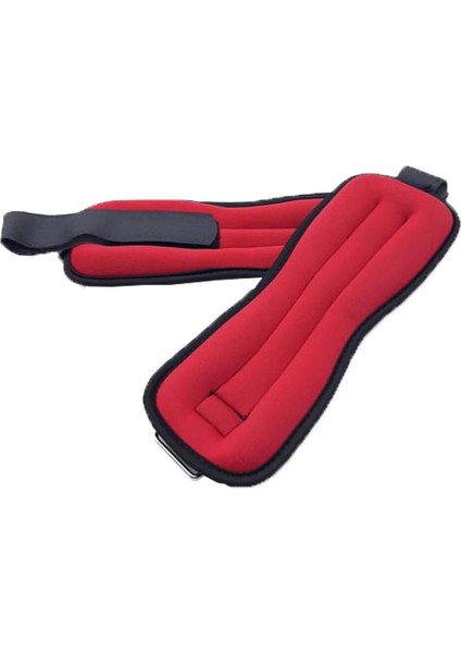 Kırmızı Neopren Kumaş El ve Ayak Ağırlığı 0.5 Kg, Sağlıklı ve Pratik Kullanım
