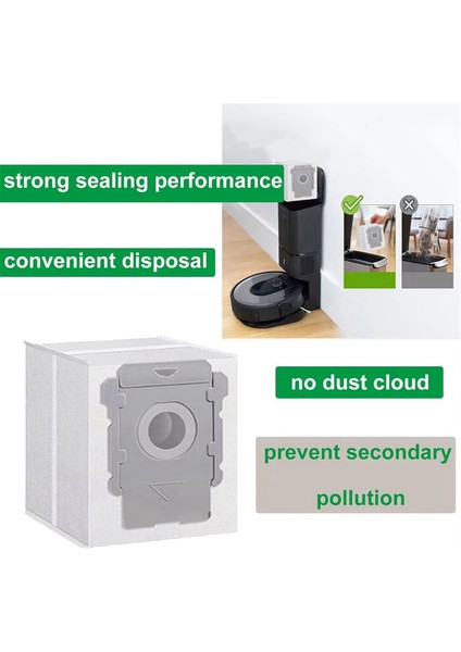 14 Adet Toz Torbası Irobot Roomba I1+ I3 I3+ I4 I4+ I6 I6+ I7 I7+ I8 I8+ S9 S9+ Robot Süpürge Aksesuarlarına Uygun (Yurt Dışından)