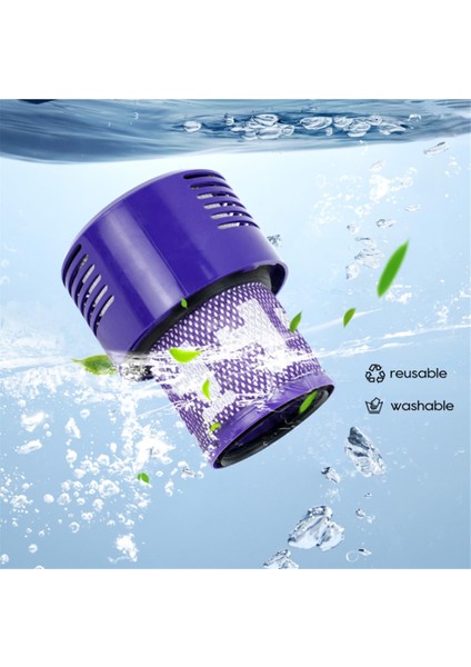 Dyson V7 V8 Kablosuz Elektrikli Süpürge Filtre Değişimi Hepa Filtre Değişim Seti Için 6 Adet (Yurt Dışından)