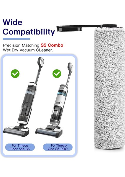 Tineco Ifloor 5, Floor One S5 Kablosuz Elektrikli Süpürge Fırça Silindirleri ve Hepa Filtreleri Için Silindir Fırça Yedeği (Yurt Dışından)