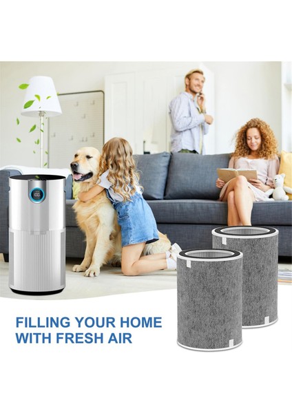 Shark HP200 HP201 HP202 Hava Temizleyici Aksesuarları Yedek Parçaları Için 2 Adet Filtre Elemanı %99,98 Verimlilik (Yurt Dışından) fırsatları