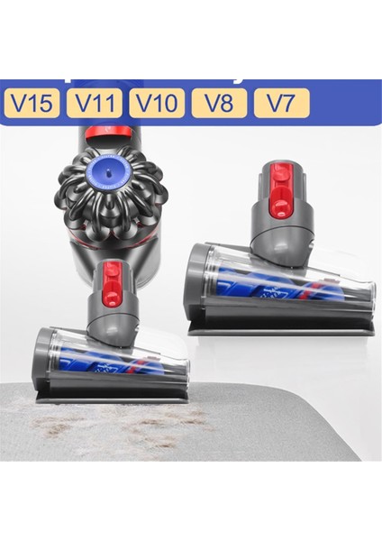 Dyson V7 V8 V10 V11 V15 Elektrikli Süpürge Için Elektrikli Yatak Toz Akarı Fırçası Motorlu Alet Fırça Başlığı Nozulu (Yurt Dışından)
