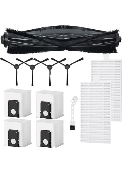 Eureka J20 Için, Midea W20 W20 Pro Robot Süpürge Ana Yan Fırça Hepa Filtre Paspas Bezi Toz Torbaları Aksesuarları (Yurt Dışından)