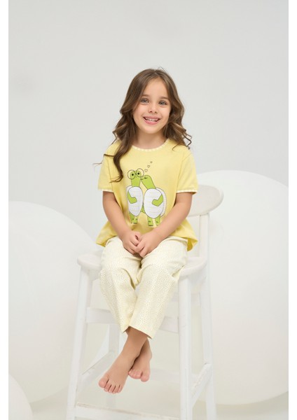 8825 Kız Ç. Baskılı Pijama Takım fiyatları