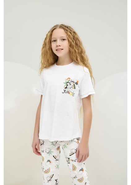 8872 Kız Ç. Baskılı Pijama Takım fiyatları