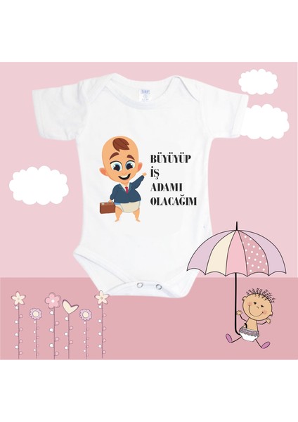 Büyüyüp Iş Adamı Olacagım Baskılı Zıbın