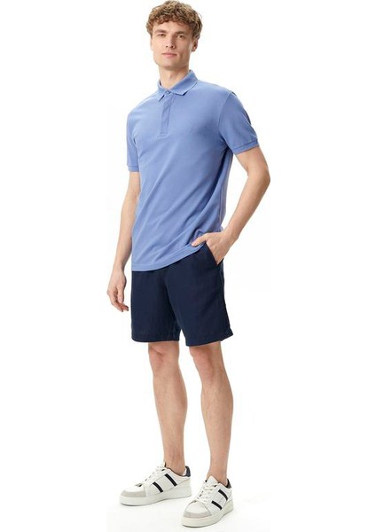 Erkek Slim Fit Polo T-Shirt - Mavi fırsatları