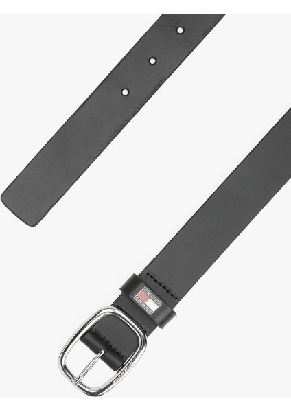 Erkek Siyah Oval Tokalı Deri Kemer fiyatları