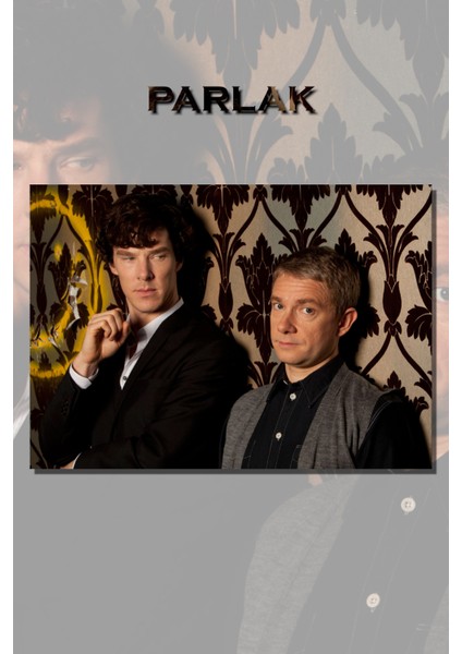 Sherlock Holmes Benedict Cumberbatch Dizi Poster-Duvar Kağıdı Yüksek Kalite