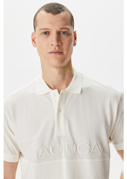 Erkek Classic Fit Polo T-Shirt - Ekru fırsatları