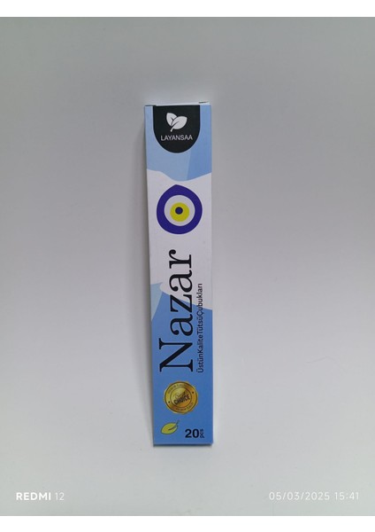 Nazar Çubuk Tütsü 20 Adet(1 Paket)