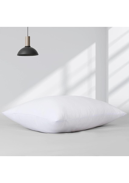 Elyaf Dolgulu 1 Adet Silikon Yastık 50 x 70 cm Pamuk Antibakteriyel Otel Yastık Beyaz Yumuşak fiyatları