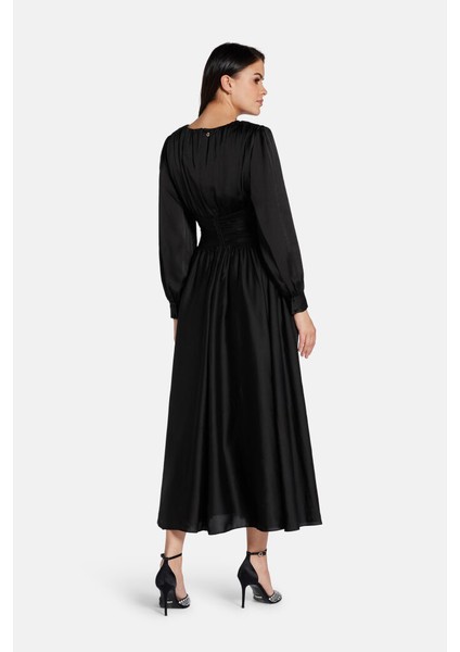 Kadın Helene Maxi Elbise - Siyah fiyatları