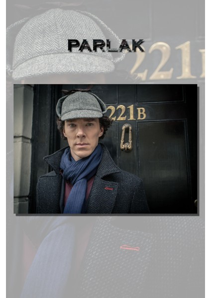 Sherlock Holmes Benedict Cumberbatch Dizi Poster-Duvar Kağıdı Yüksek Kalite
