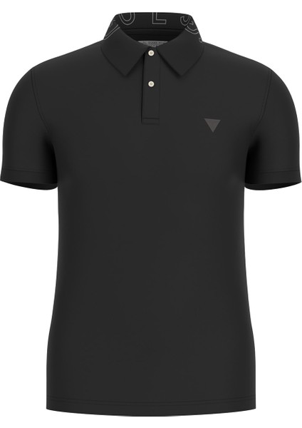 Erkek Nolan Ss Polo Yaka T-Shirt - Siyah
