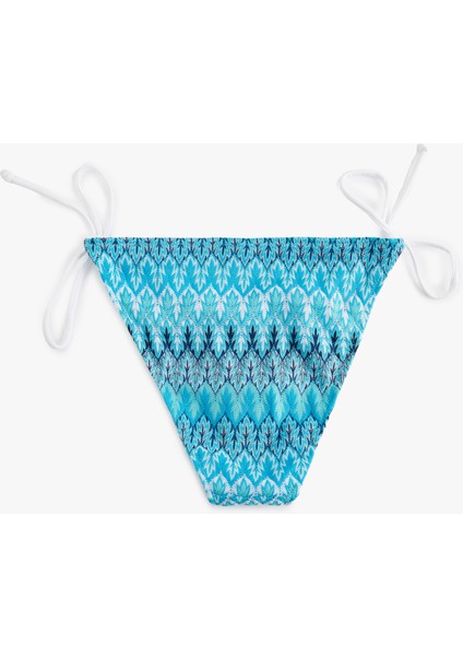 Astarlı Yanları Bağlamalı Desenli Bikini Altı fiyatları