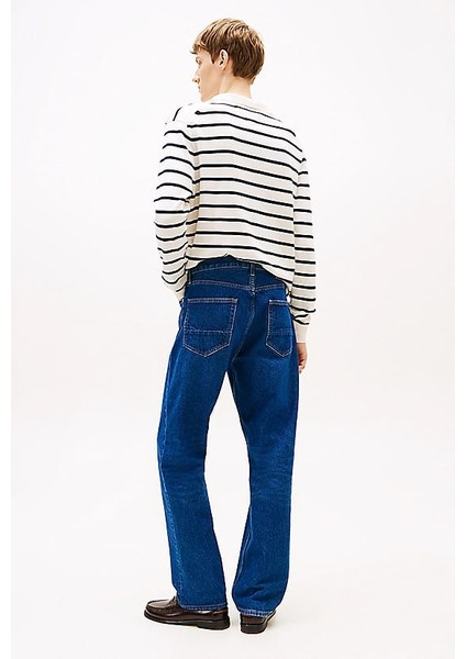 Erkek Th Denton Düz Paça Jeans Pantolon - Mavi modelleri
