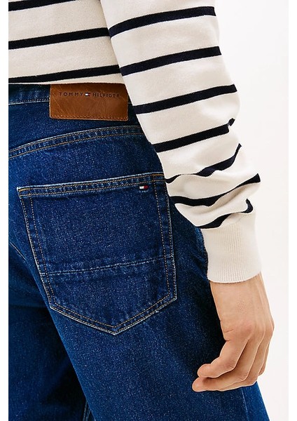 Erkek Th Denton Düz Paça Jeans Pantolon - Mavi fırsatları