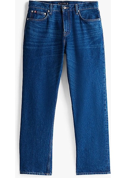 Erkek Th Denton Düz Paça Jeans Pantolon - Mavi indirimleri