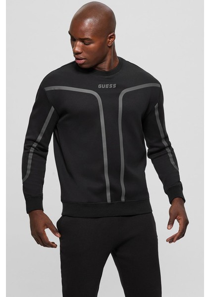 Erkek Falkor Sweatshirt - Siyah