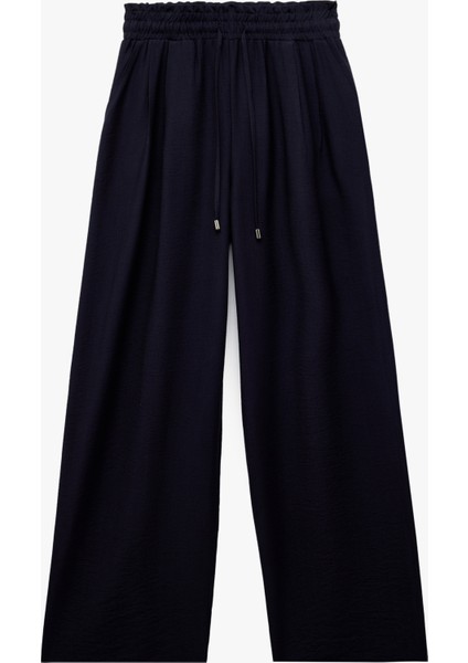 Regular Fit Viskon Geniş Paça Palazzo Pantolon