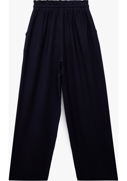 Regular Fit Viskon Geniş Paça Palazzo Pantolon