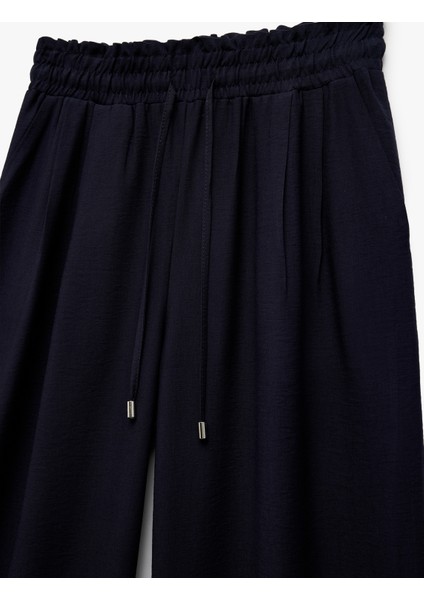 Regular Fit Viskon Geniş Paça Palazzo Pantolon