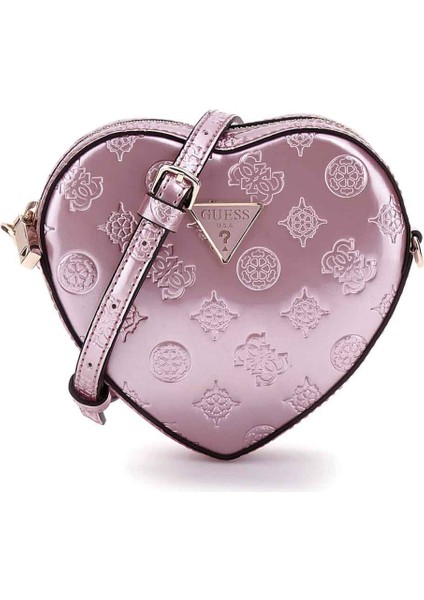 Kadın Arnela Mini Kalp Omuz Çantası - Pembe
