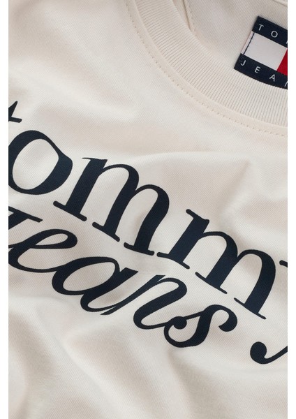 Kadın Tjw Slim T-Shirt - Krem indirimleri