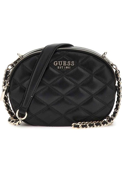 Kadın Tamsin Double Zip Çapraz Çanta - Siyah