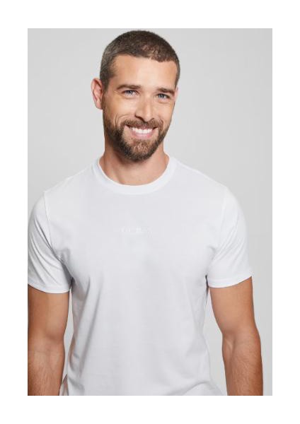 Erkek Pima T-Shirt - Beyaz fırsatları