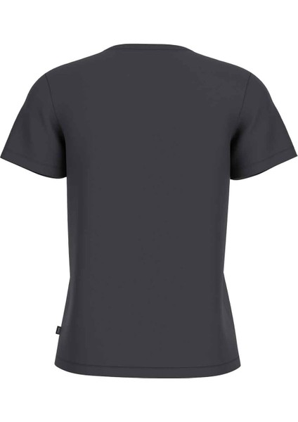 Kadın Guess Jeans Regular T-Shirt - Siyah