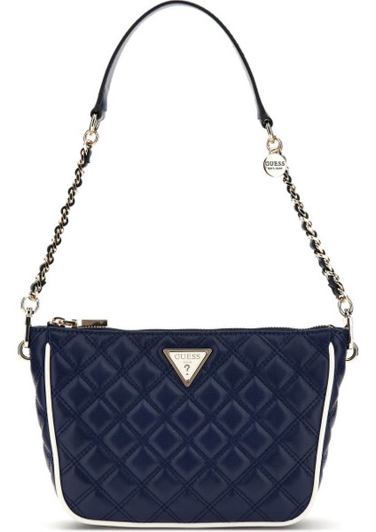 Kadın Cruise Vibe Top Fermuarlı Omuz Çantası - Lacivert