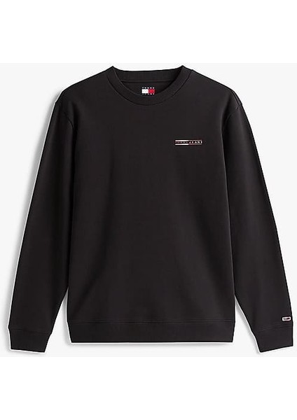 Erkek Tjm Tek Renk Sweatshirt - Siyah indirimleri