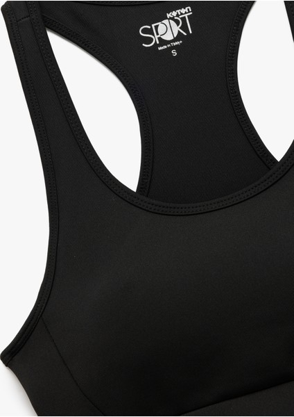U Yaka Kaplı Çapraz Askılı Sporcu Sütyeni modelleri