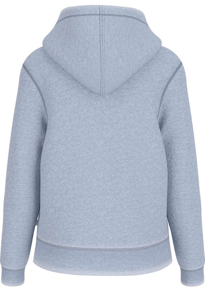 Kadın Gj Zip Hood Regular Mini Sweatshirt - Açık Mavi fiyatları