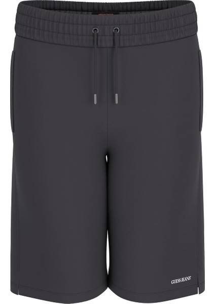 Erkek Gj Reg Embro Şort - Siyah