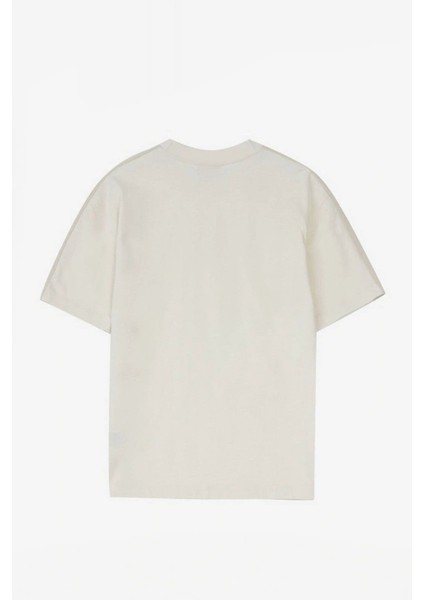 Erkek Ck Şerit Logo T-Shirt - Krem fiyatları