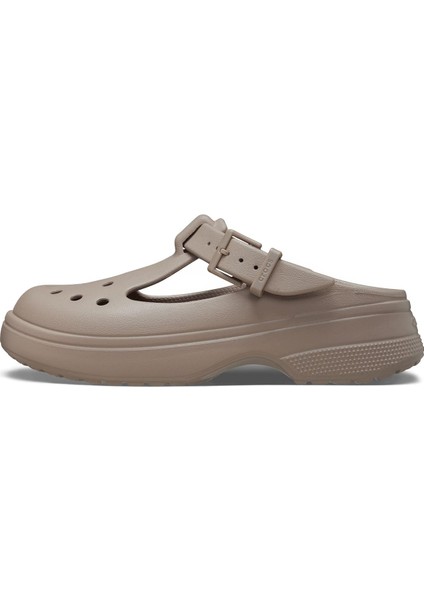 Unisex Classic Mary Jane Terlik - Kahverengi fırsatları