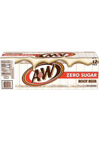 Root Beer Zero Sugar Soda 12 Adet