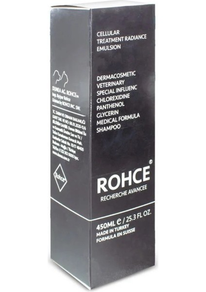Rohce Veteriner Şampuan Tüy ve Deriye Özel Etkili 450 ml Köpek Şampuanı