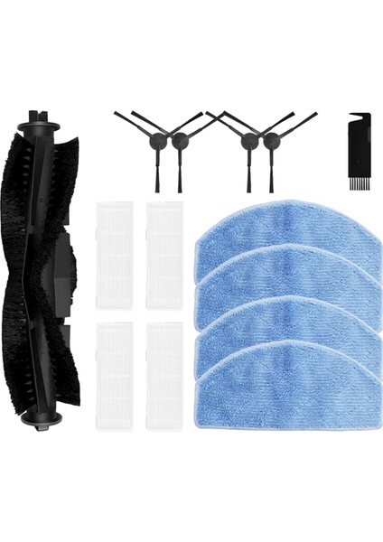 Tikom G8000 / G8000 Pro / Honiture G20 / G20 Pro / Laresar Evol 3 3s Ana Yan Fırça Filtre Mop Yedek Parçaları (Yurt Dışından)