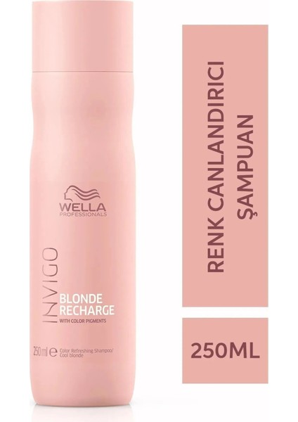 Wella-Invigo Blonde Recharge Şampuan 250 ml