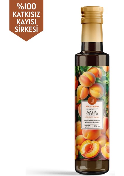 Doğal Fermantasyon Kayısı Sirkesi 250 ml