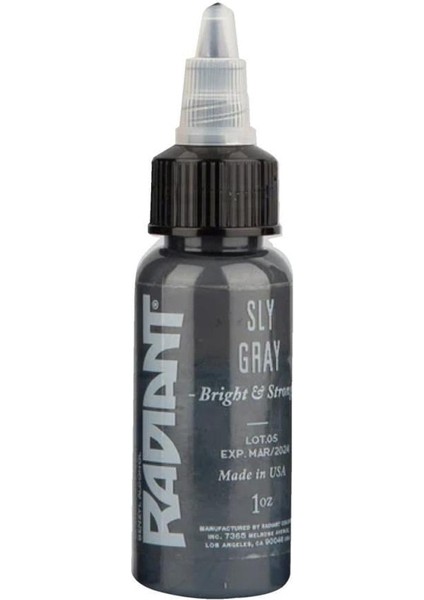 Sly Gray - Radiant Tattoo Dövme Boyası - 1OZ/30ML