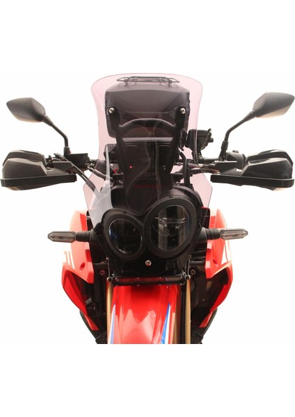 Honda CRF250 / CRF300 Rally 2017–2024 Uyumlu Ön Cam Siyah 49 cm fiyatları