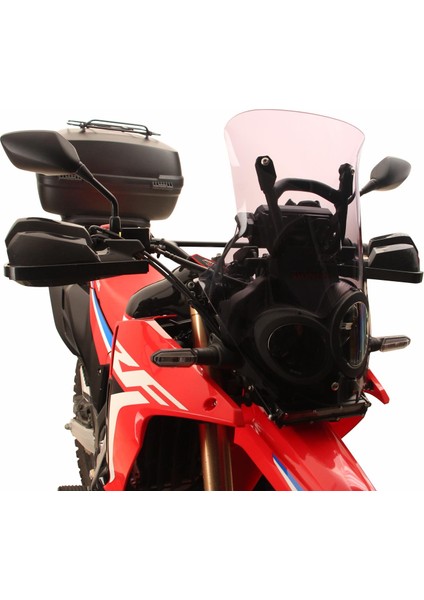 Honda CRF250 / CRF300 Rally 2017–2024 Uyumlu Ön Cam Siyah 49 cm fırsatları