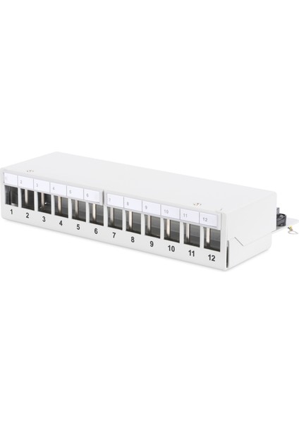 Digitus DN-93706 12 Port CAT6A 1u Boş Zırhlı Masaüsütü Patch Panel