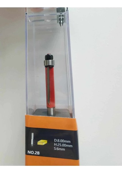 2b Iki Bıçaklı Temizleme Bıçağı D:8mm H:25 mm Arka Çap:6mm