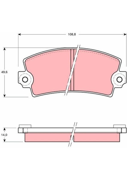 Ön Balata Fişsiz Renault 12 Tl-Gtl 70-98